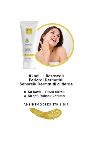 Tto Clinic Leke Karşıtı Koruyucu Güneş Kremi SPF50 70 ML