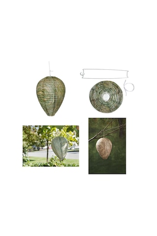 Homyl 3 Adet Wasp Nest Decoy Arı Jasper-su-geçirmez