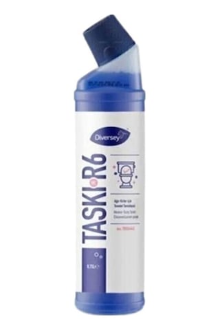 Diversey Tuvalet Temizleyici Taskı R6 Wc 750ml 6 Adet + Hassas Temizlik Süngeri 1 Adet 160gr