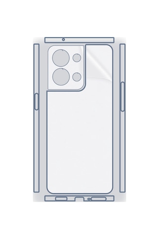 Oppo Reno8 5g Uyumlu Fullbody Arka Kaplama Hidrojel Koruyucu Film