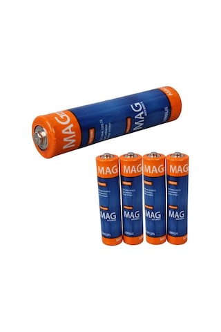 Mag Batteries Mg-26172 Karbon Çinko Aaa 60'lı Paket İnce Kalem Kumanda Pili Aaa,r03 Um-3 Çok Renkli