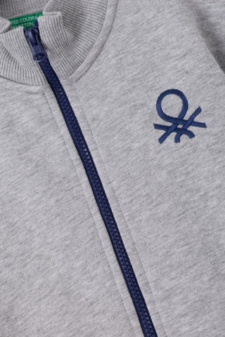 United Colors Of Benetton Erkek Çocuk Bnt-b23351sweatshirt Gri Melanj-2130 Gri