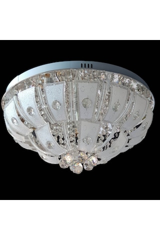 Avize Salon Led Li Kumandalı 60 Cm. (409616884)