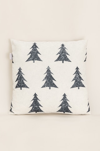 Charm Çam Ağacı Baskılı Krem Kırlent 45x45 35252a Krem