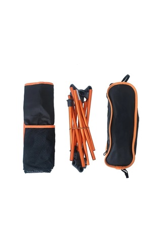 Dashanshop Ultra Hafif Katlanabilir Turuncu Kamp Sandalyesi Ag Koltuklu Tasinabilir 220 Lbs Yük Kapasiteli Turuncu