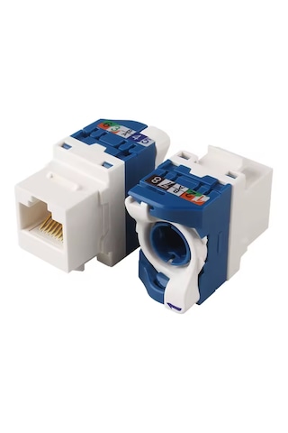 Cat6 Utp Çevirmeli Aletsiz Kolay Montaj Keystone Jack