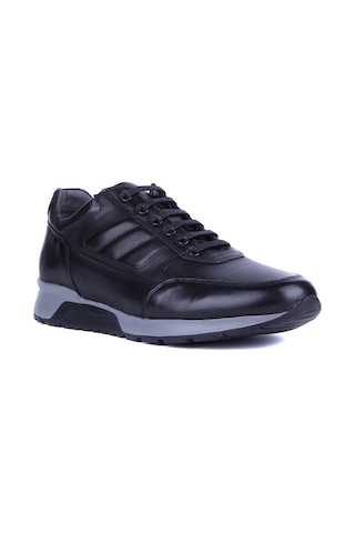 Fosco - Siyah Hakiki Deri Erkek Sneakers 2720-1 - 6960-565-siyah Siyah