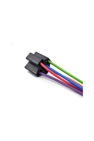 Mini Röle Soketi 4 - 5 Fişli Bakır Kablolu Pirinç Terminalli 1.50Mm Kablo-5 Fiş