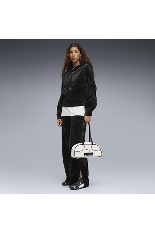 Puma Essentials Elevated Velour Kadın Siyah Günlük Stil Sweatshirt 69402001