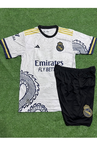 Real Madrid Vinicius Jr. 7 Futbol Forması Beyaz Çok Renkli Real Madrid Vinicius Jr. 7 Futbol Forması Beyaz Çok Renkli