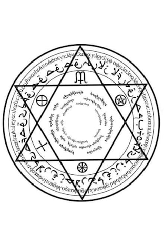 Geçici Dövme Hz. Süleyman Mührü Davud Yıldız Pentagram Kol Dövmesi Tattoo