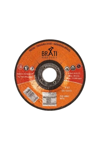 115x6,0x22,23 Metal Taşlama Taşı Çapak Alma Taşı 10 Adet