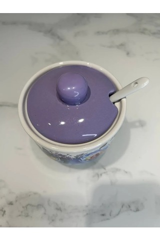 Homeksu Seramik Kaşıklı Şekerlik 341545236 Beyaz