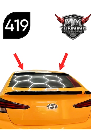 Mmtunning Hyundai Elantra Cam Üstü Spoiler