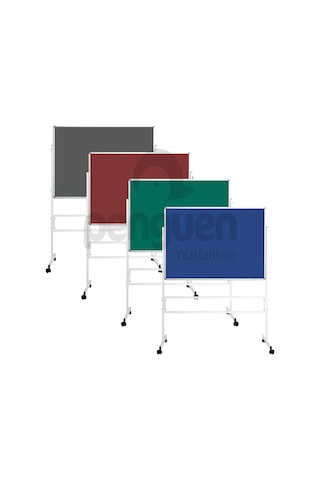 Penguen 120X200 Mobil Ayaklı Çift Yüzlü Kumaşlı Pano