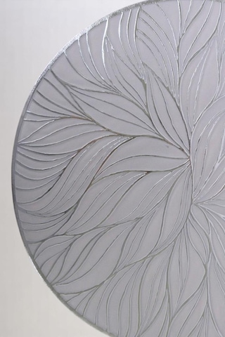 Digithome 6 Lı Amerikan Servisi Supla Yuvarlak Gümüş 38 Cm Thn76973 C1-1-18 Gümüş