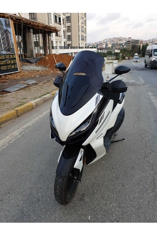 Motocam Zontes 350 E Ön Cam 2022-2023 Model 70cm Siyah Renkli 4mm