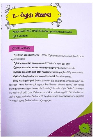 3. Sınıf Hem Okurum Hem Yazarım Öykü Tamamlama (Yuva Yayınları)