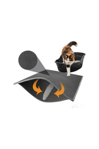 Pettrap Elekli Kedi Tuvalet Önü Paspası Kedi Kumu Paspası
