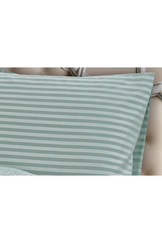 Monaco Bambu Jakar Kumaş Mint Ikili Oksford 60x80 Cm Yastık Kılıfı -1326 Çok Renkli