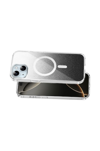 Onegif - 14 - Apple İphone 15 Sora Simli Magsafe Kapak - Glblseme - - Siyah Sıyah