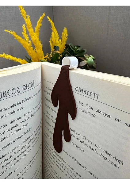 2 Adet Americano Kitap Ayracı Modeli Kahve Konseptli Mat Baskı Şık Hediye