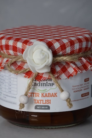 Çıtır Kabak Tatlısı Geleneksel Ev Yapımı Tatlı Cam Kavanoz 300 Gr