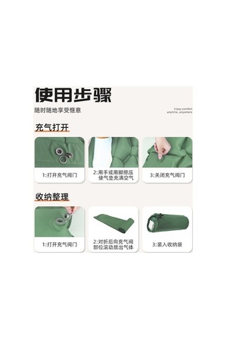 Prestigegoods Outdoor Hafif Katlanır Kamp Şişme Yatak Koyu Mavi, Pratik Ve Kolay Kurulum Koyu Mavi