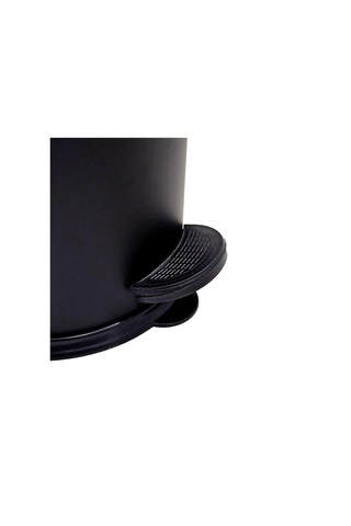 Banyo Seti 2'li Siyah Renk 3l Çöp Kovası + Klozet Fırçası Kolay Temizlik Siyah