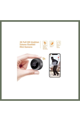 Bezos Blue Inter Mini Kamera 1080p Hd Wifi Gizli, Miknatisli Bezos1