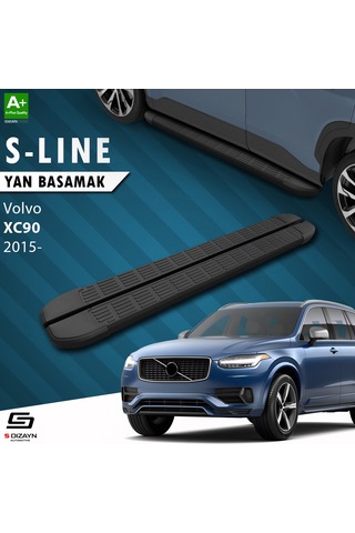 S-dizayn Volvo Xc90 2 S-line Siyah Yan Basamak 193 Cm 2015 Üzeri
