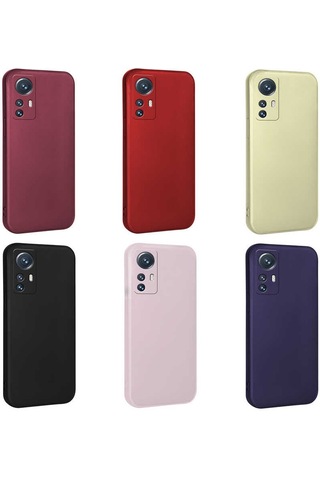 Xiaomi Mi 12 Lite Kılıf Soft Mat Premier Case Kapak