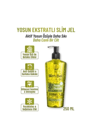 Yosun Özlü Ekstra Slim Jel Selülit & Çatlak Karşıtı, Bölgesel İncelme Ve Sıkılaştırıcı Etki
