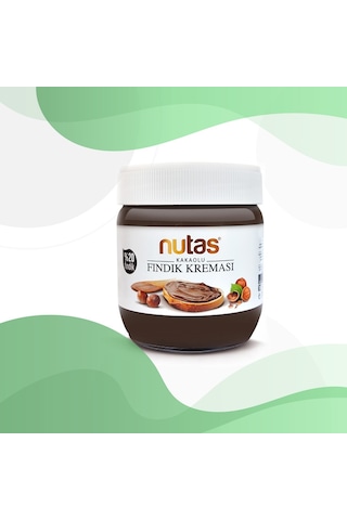 Nutas Kakaolu Fındık Kreması Cam Kavanoz 400 G