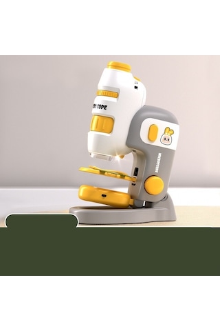 Çocuklar İçin Taşınabilir Mikroskop Seti - Bilimsel Keşif Ve Deney Malzemeleri İle Eğitici Oyuncak