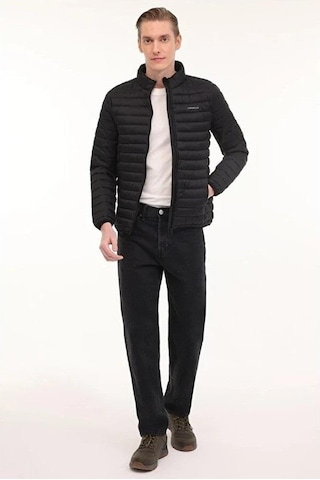 Lumberjack Ml Star 1ow1000 5pr Erkek Şişme İnce Mont Siyah