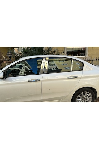Fiat Egea Krom Cam Direği Sağ Sol Takım 6 Prç 2015-2025 Sd / Hb Uyumlu