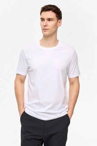 Back And Bond Beyaz Regular Fit Bisiklet Yaka Basic Tişört Çok Renkli