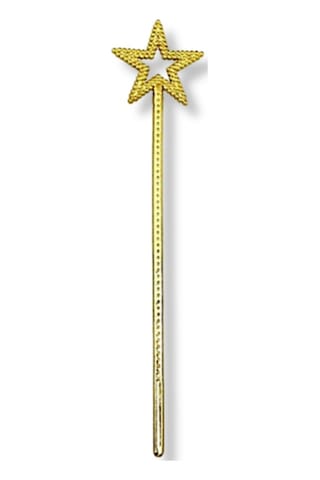 Toyfest Altın Renk Yıldız Peri Asası Sihirli Değnek 30 Cm Çok Renkli