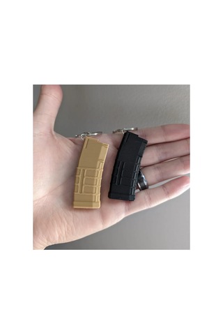 Ar15 Şarjörü Bej Anahtarlık