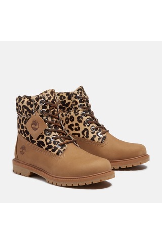 Timberland Premium 6 İnch Lace Up Kadın Bot-33851 Kahverengi