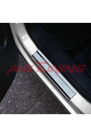 Volkswagen Tiguan Krom Kapı Eşiği Tk 2007-2015 Paslanmaz Çelik N11.405