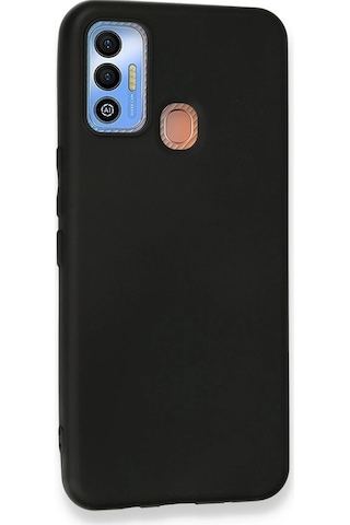 Cosmotex Newface Tecno Spark 7t Kılıf First Silikon - Siyah