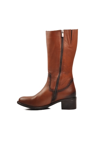 Taba Kadın Çizme 9289 Z Taba