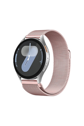 Samsung Galaxy Watch 4 5 6 7 Seri 40 42 43 44 46 47mm Uyumlu Manyetik Milanese Loop Metal Kordon