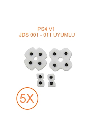 Ps4 V1 Jds 001 011 Kollar İle Uyumlu İç Lastik Takımı 5 Adet