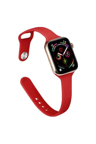 Newface Apple Watch Uyumlu 38mm Klasik Kordon - Kırmızı