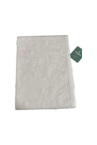 Babydoll Battaniye Babydola Ekru - Beyaz Asortili-11745 Beyaz