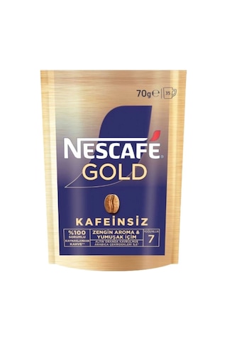 Nescafe Gold Decaf Kafeinsiz Çözünebilir Kahve 70 G