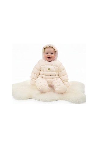 Benitto Kids Kız Bebek Astronot Tulum 51376 Krem